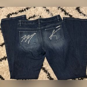 Michael kors women low rise flared jeans